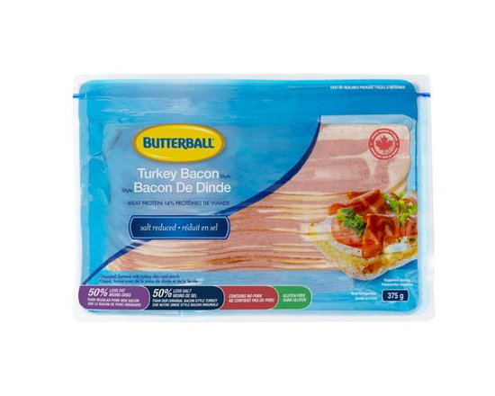 Butterball Salt Reduced Bacon Style Turkey