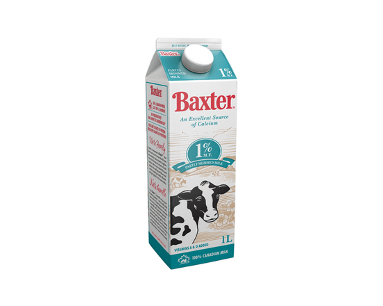 Baxter 1% Partly Skimmed Milk