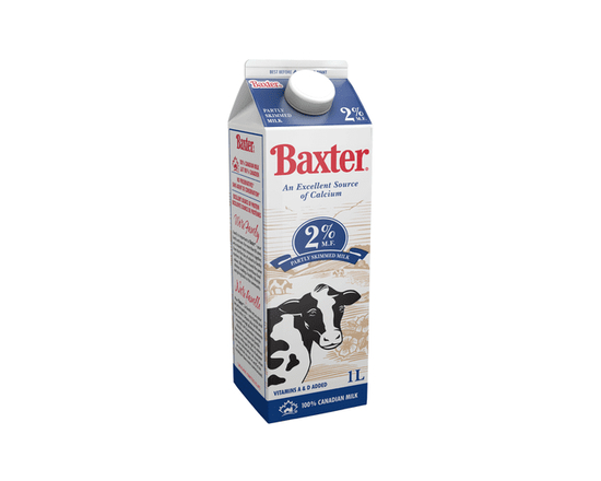 Baxter 2% Milk - 1 L