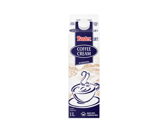 Baxter 18% Coffee Cream - 1 L