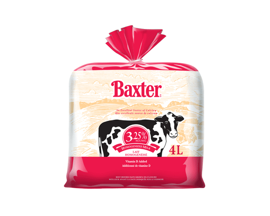Baxter 3.25% Homogenized Milk - 4 L