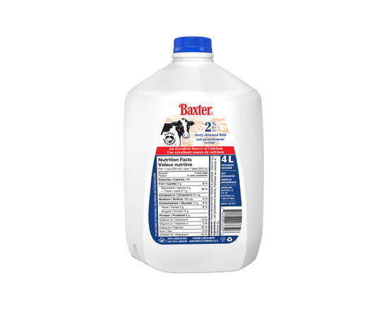 Baxter 2% Milk - 4 L