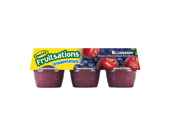 Mott’s Fruitsations Unsweetened Blueberry Delight Apple Sauce - 111 g