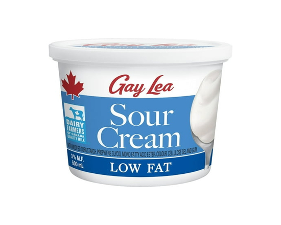 Gay Lea Low Fat Sour Cream - 500 mL