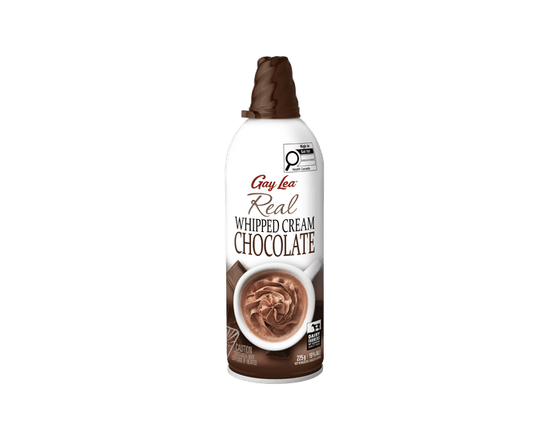 Gay Lea Chocolate Aerosol Whipped Cream - 225g