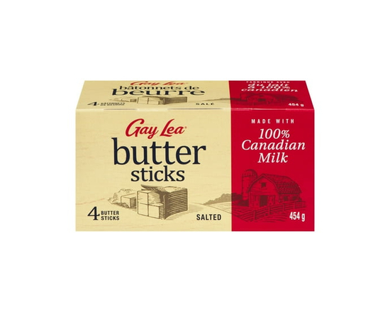 Gay Lea Salted Butter Convenient Sticks - 454 g