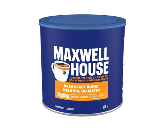 Café moulu Mélange du matin Maxwell House - 900 g