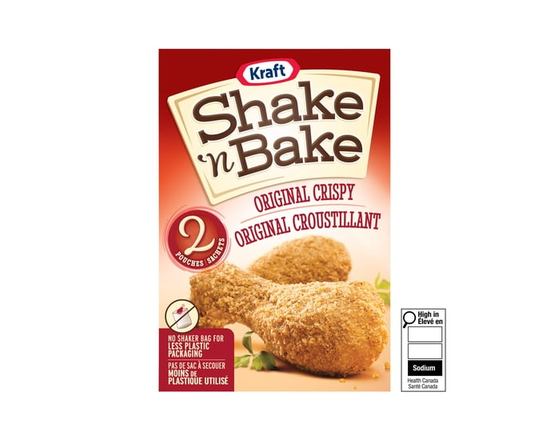 Shake 'N Bake Original Crispy Coating Mix, 142 g Box - 142g