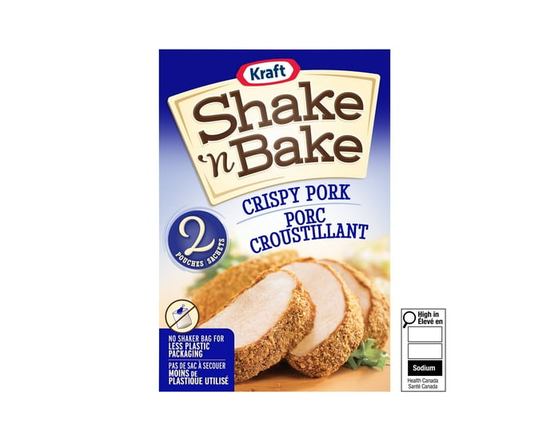 Shake 'N Bake Crispy Pork Coating Mix, 160 g Box - 160 g