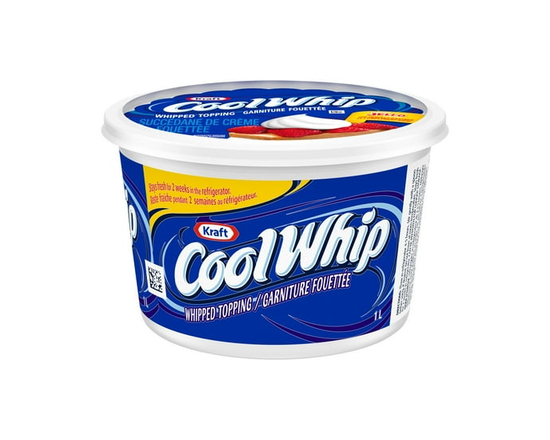 Cool Whip Original Frozen Whipped Topping, Tub - 1 L