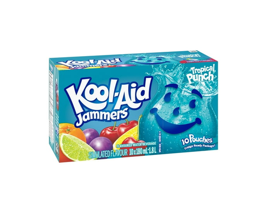 Kool-Aid Jammers, Tropical Punch - 180 mL