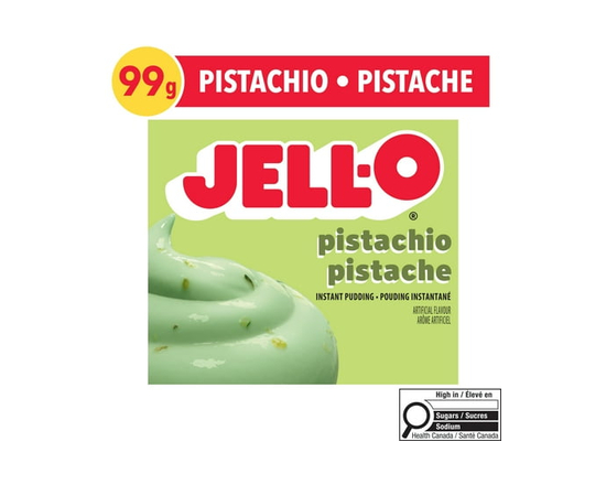 Jell-O Pistachio Instant Pudding Mix, 99 g Box - 99 g