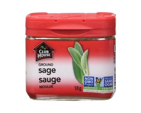 Club House, Ground Sage, Plastic Can, 18g - 18g