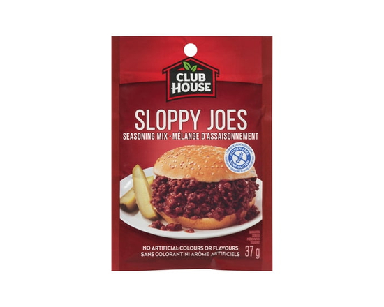 Club House, Dry Sauce/Seasoning/Marinade Mix, Sloppy Joe - 37 g