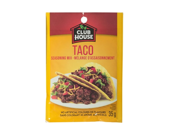 Club House, Dry Sauce/Seasoning/Marinade Mix, Taco - 35 g