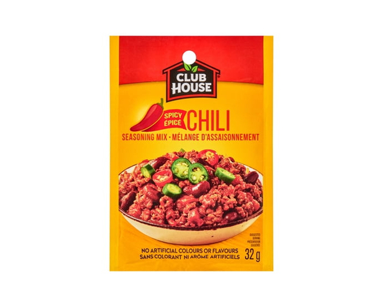 Club House, Dry Sauce/Seasoning/Marinade Mix, Hot'N Spicy Chili - 32 g