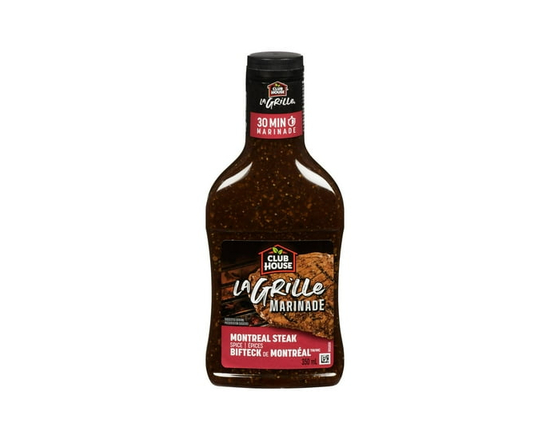 Club House La Grille Montreal Steak Spice 30-Minute Marinade, 350 ml - 350 mL