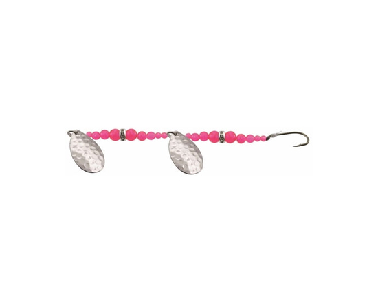 Gibbs G-0174S-6RB Wedding Band Double In-Line Spinner, Sz 6, Red Bead - 6 (Women's - Official)