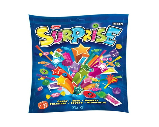 Regal Confections Surprise Bag - 75g - Candy, Toys, Novelty - 75g