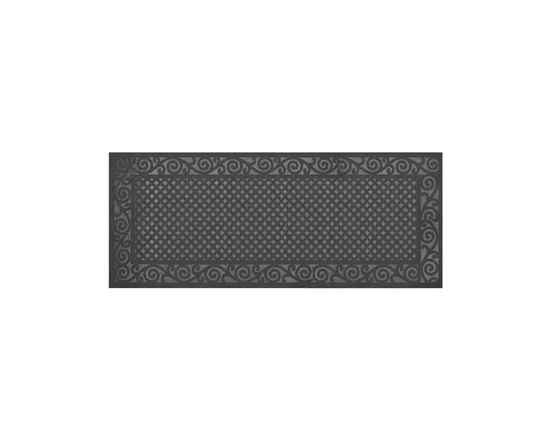 2'x5' Jarvis Graphite Embossed Needlepunch Indoor/Outdoor Mat - 2 ft x 5 ft