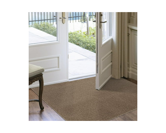 Mainstays Lincoln Tufted Machine Washable 3x4 Accent Floor Mat, Non-Slip, Neutral-Beige-Oatmeal, Ideal for Hallway, Kitchen, Mudroom, Laundry Room & D