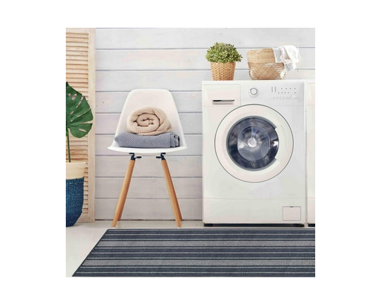 2 ft x 5 ft Olin Denim Mat - 2 ft x 5 ft