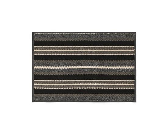 Tapis Discovery gris à endos de vinyle de 2 x 3 pi - 2' x 3'