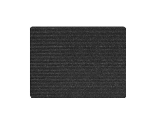 3' x 4' Concord Charcoal Needlepunch Runner Mat - 3' x 4'