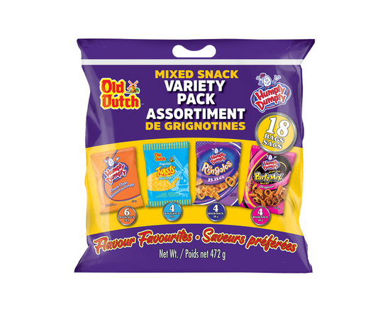 Old Dutch Snacks Poly Variety Pack