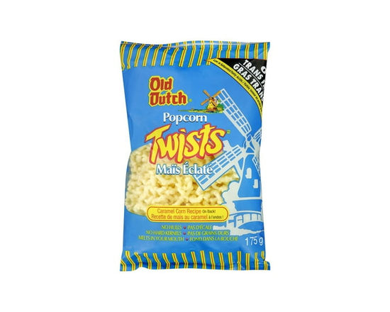 Old Dutch Popcorn Twists Puff Corn Snack - 175 g