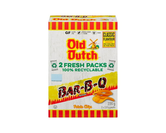Old Dutch BBQ Potato Chips - 220 g