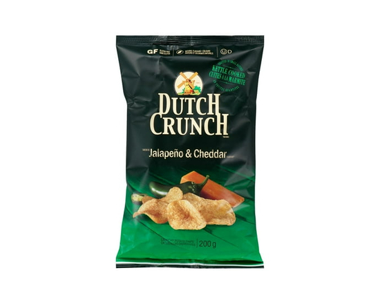 Old Dutch Dutch Crunch Jalapeno & Cheddar Kettle Chips - 200 g