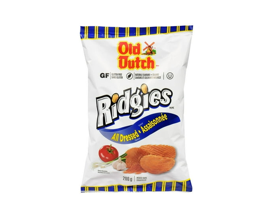 Old Dutch Ridgies All Dressed - 200 g