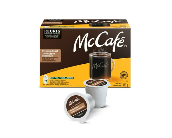 Capsules K-Cup de café de qualité supérieure McCafé, torréfaction mi-foncée - 12ct