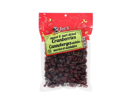 Joe's Tasty Travels Sweetened Dried Cranberries - 275g