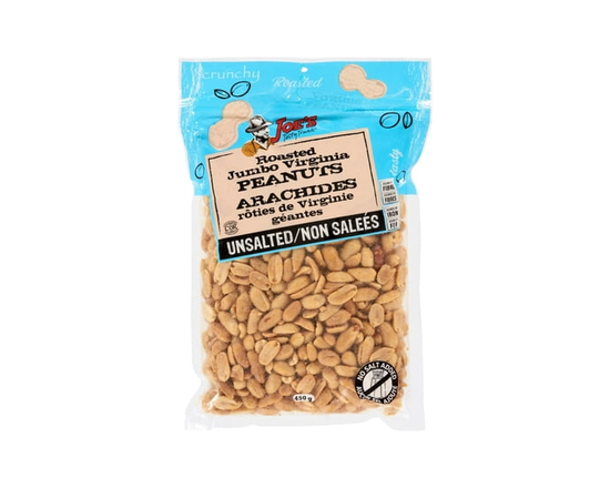 Roasted Jumbo Virginia Unsalted Peanuts - 450 g