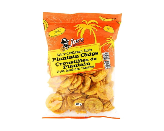 Spicy Caribbean Style Plantain Chips - 140 g