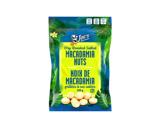 Jtt Macadamia Nuts Dry Roasted W/S 200g - 200g