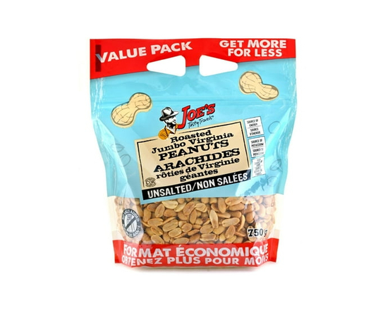 Roasted Jumbo Virginia Peanuts Unsalted - 750g