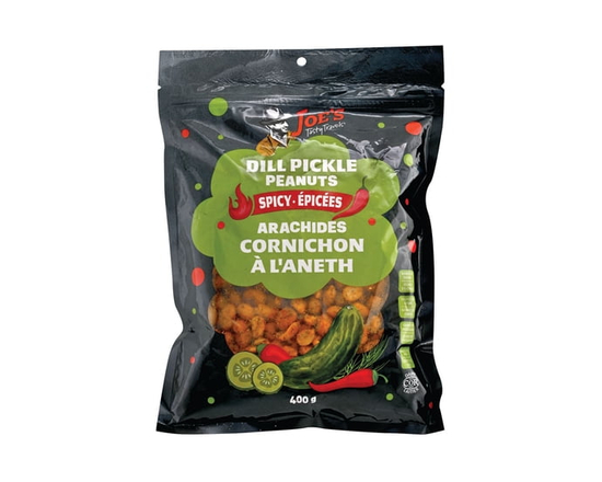 Arachides sel et de vinaigre, et d’aneth épicé - Préparé au Canada - 400 g