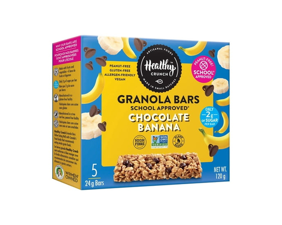 Healthy Crunch Berry Granola Bars 120G - Vegan, Non Gmo, School Approved, Low In Sugar, Allergen Free, Peanut-Free, Tree Nut-Free, Gluten-Free - 120G