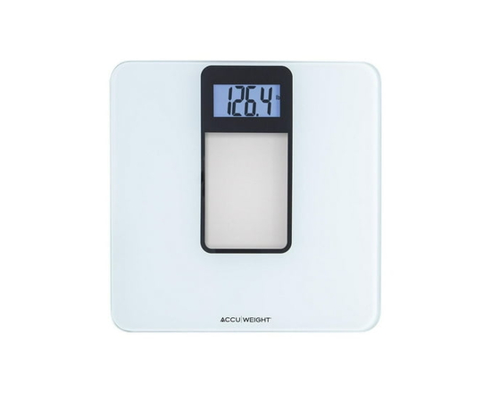 Accuweight 400 lb Digital Glass Bath Scale, Tempered Glass