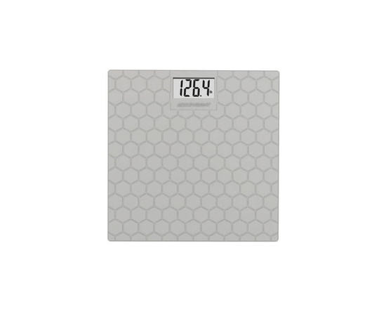 Accuweight 400 lb Silicone Digital Glass Bath Scale, Grey