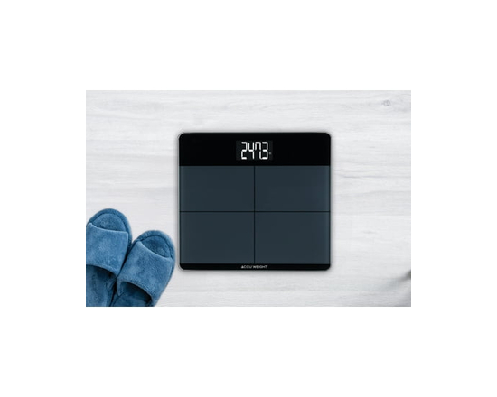 Accuweight 550lb/250kg Glass Digital Bath Scale
