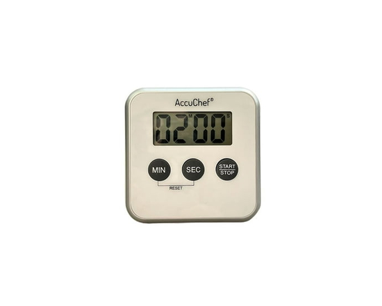 AccuChef Digital Timer, Model 2105, black or white, plastic