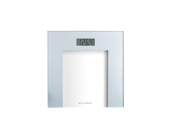 Pèse-personne numérique de 400 lb en verre trempé, Accuweight