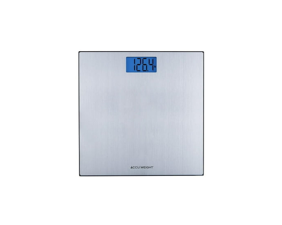 Accuweight Stainless Steel on Tempered Glass Digital Scale, Model BS0031LSS