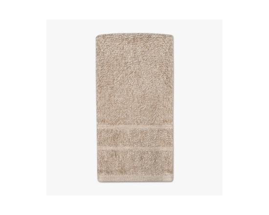 Mainstays Solid Hand Towel - Hand Towel (Tan)