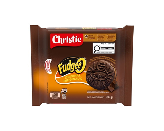 Fudgee-O Chocolatey Crème Filled Sandwich Cookies,