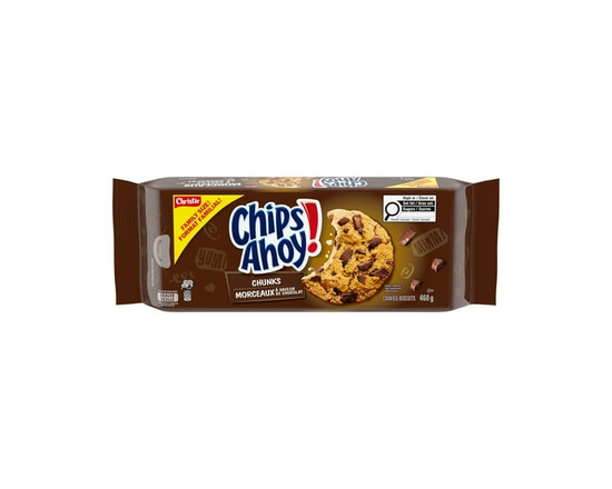 Biscuits Chips Ahoy! Morceaux De Chocolat,1 Emballage Refermable, Format Familial De - 460 g